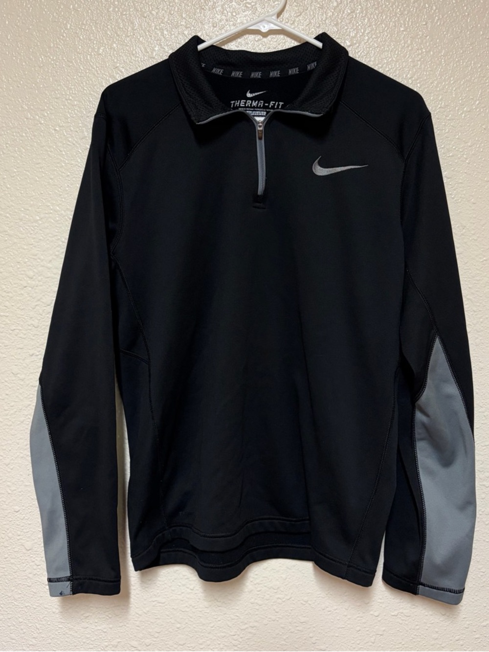 Nike Black Therma-FIT Half-Zip Performance Jacket